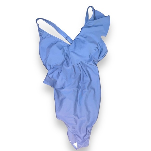 SHEIN Women’s Small Blue Ruffled Bathing Suit - Picture 8 of 8